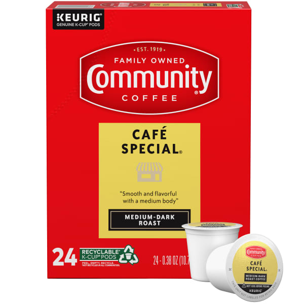 Community® Coffee Café Special® Medium-dark Roast Single-serve 24 Ct Box