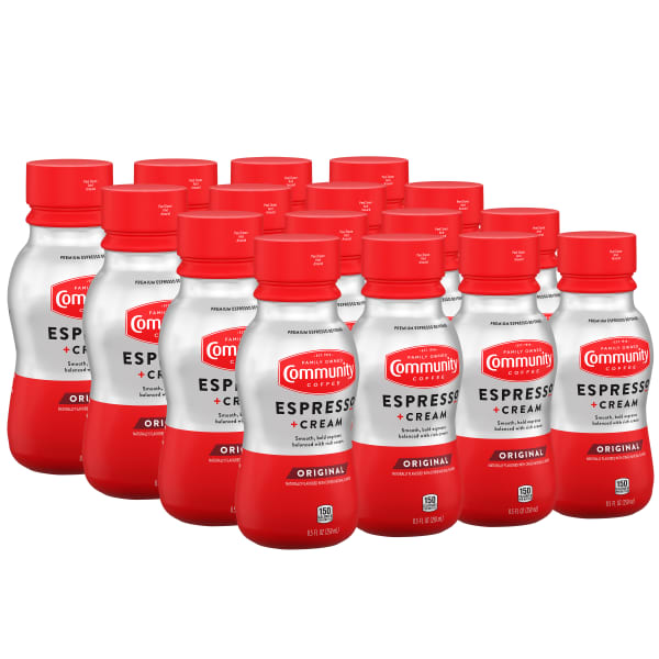 Community® Coffee Espresso + Cream Original 8.5 fl oz Bottle 16 ct Box