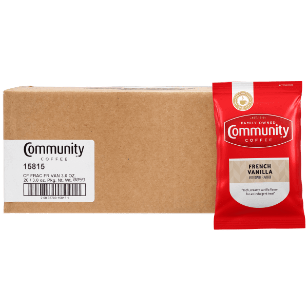 Community® Coffee French Vanilla Medium Roast Frac Pack 3 oz 20 ct Box
