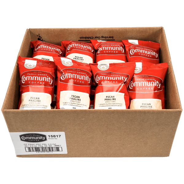 Community® Coffee Pecan Praline Medium Roast Frac Pack 3 oz 20 ct Box