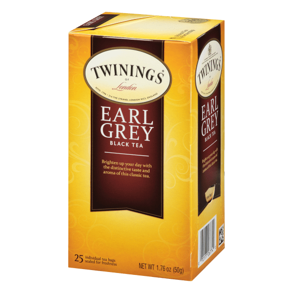 Twinings® Earl Grey Black Tea Bag 25 ct Box