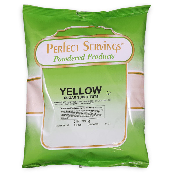 Perfect Servings® Yellow Sugar Substitute 2 lb 3 ct Box