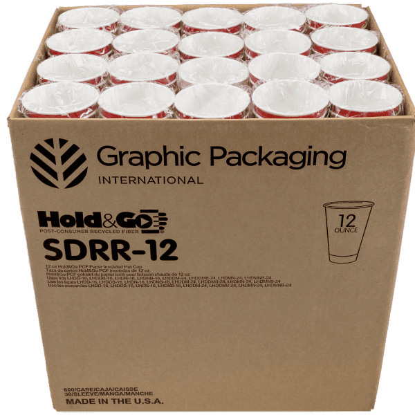 Community® Coffee Hold & Go® Double Wall Paper Hot Cup 12 fl oz 600 ct